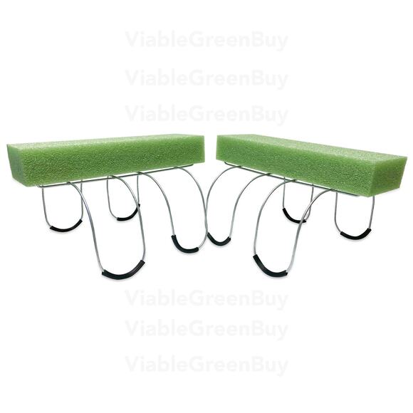 2 Pack Cemetery Saddle With Foam 2 Pack Headstone Saddle Galvanized Wire - Picture 3 of 4